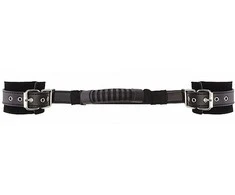 Ouch By Shots Adjustable Leather Handcuffs - Juodas