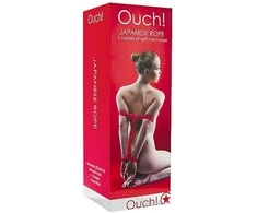 Ouch By Shots EasyToys Japanese Rope 5 m - Durable Bondage Rope in Juodas