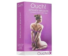 Ouch By Shots EasyToys Japanese Mini Rope 1.5m - Soft Bondage Cord for Beginners