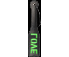 Ouch By Shots Ouch! Glow in the Dark Love Paddle - Luminous Bondage Priedas