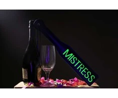 Ouch By Shots Ouch! 'Mistress'' Paddle - Glow in the Dark - Juodas/Neon Žalias