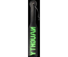 Ouch By Shots Ouch! Glow in the Dark Paddle - Fluorescent Žalias Impact Model