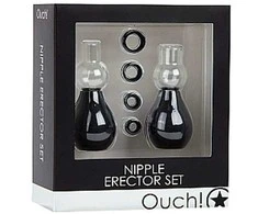Ouch By Shots EasyToys Nipple Enhancer System Set - Adjustable Vacuum Kit