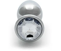Ouch By Shots Ouch! Round Gem Butt Plug - Large