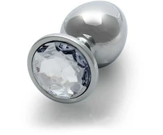 Ouch By Shots Ouch! Round Gem Butt Plug - Medium