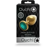 Ouch By Shots Ouch! Round Gem Butt Plug - Medium