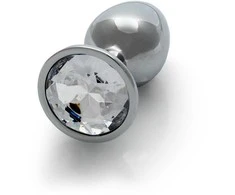 Ouch By Shots Ouch! Round Gem Butt Plug - Small