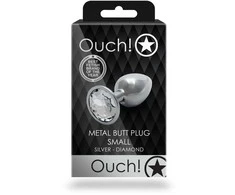 Ouch By Shots Ouch! Round Gem Butt Plug - Small