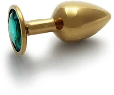 Ouch By Shots Ouch! Round Gem Butt Plug - Small