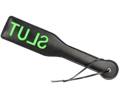 Ouch By Shots Ouch! Glow in the Dark Paddle - Luminous Žalias Impact Toy