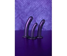 Ouch By Shots Ouch! Smooth Silicone G-Spot Model 17 cm Metallic with Suction Cup