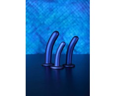 Ouch By Shots Ouch! Smooth Silicone Intimate System 17 cm Metallic Suction Cup
