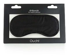 Ouch By Shots Sinner Gear Soft Eye Mask Juodas - Comfortable Sleep &amp; Relaxation Priedas