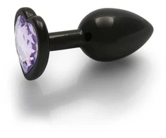 Ouch By Shots Heart Gem Butt Plug - Small