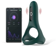 Magic Motion - Rise Smart Wearable Cockring Žalias