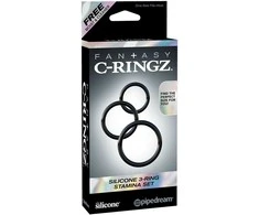 Pipedream FCR Silicone 3 Ring Stamina Se