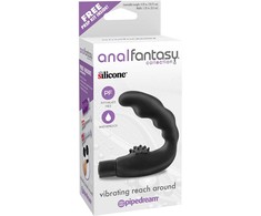 Dreamtoys Pipedream Plug/prostata-VIBRATING REACH AROUND Juodas