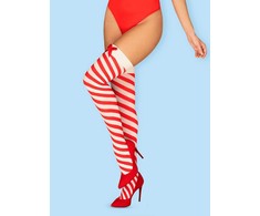 Obsessive - Kissmas kojinės Raudona S/M