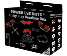 Power Escorts Bondage dėžutė 10vnt