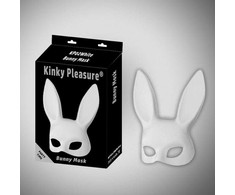 Power Escorts Maska - Bunny Mask Juodas