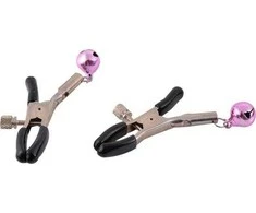 Power Escorts Reguliuojami spenelių spaustukai su bdsm varpeliais