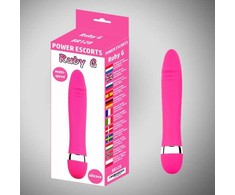 Power Escorts Ruby g rožinis vibro 18,5 cm / 7,3 colio