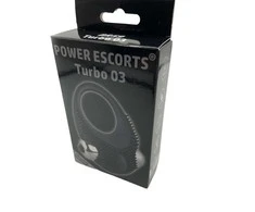 Power Escorts Turbo 03 juodas vibruojantis gnybtas
