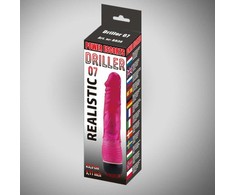 Power Escorts Realistinis vibratorius Graži galva, stipri, 21 cm