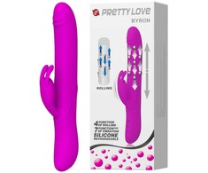 PRETTY LOVE - BYRON, 7 vibracijos funkcijos, įkraunamas USB
