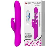 PRETTY LOVE - BYRON, 7 vibracijos funkcijos, įkraunamas USB