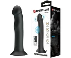 LYBAILE Pretty Love Murray dildo su vibracija, juodas