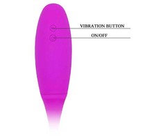 Pretty Love Snaky Vibe Flexible Dual-End Silicone Vibrator, 7 Modes
