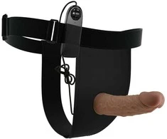 PRETTY LOVE – DIRŽŲ TRIUKŠČIAI – 6,8 colio „Dildo“ vibracija „Draven Strap-On“
