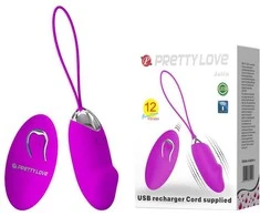 PRETTY LOVE -JULIA, 12 vibracijos funkcijų Belaidis nuotolinio valdymo pultas