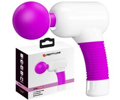 Pretty Love Magic Gum Rechargeable Massager Violetinė - 7 Modes, Flexible Head