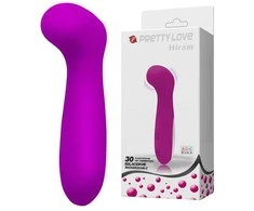 „Pretty Love“ klitorio masažuoklis, G taško vibratorius, 30 režimų, 12 cm
