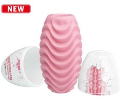 Pretty Love Male Rožinė Pretty Love Rožinė Double-Sided Intimate Egg - Reversible Stretch Sleeve TPR