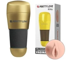 Pretty Love Male „Pretty Love“ masturbatorius vamzdelyje dirbtinė makštis makštis pūlingas