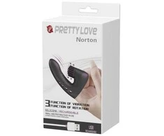 Pretty Love Smart „Pretty Love“ mažas pirštų masažuoklis seksui, vibruojantis ir besisukantis, 3 režimais