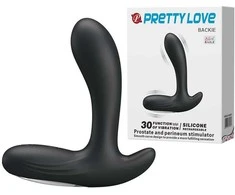 Crazy Bull „Pretty Love“ vyrų analinio kištuko prostatos masažuoklis, USB 30 režimai