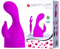 Pretty Love Clitoral masažuoklio užvalkalas triušiui spalla rožinė