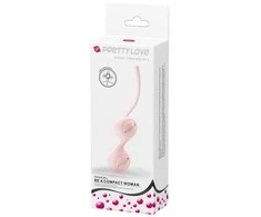 Masażery Pretty Love dvigubi stimuliuojantys Geisha Kegel orgazmo kamuoliukai