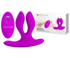 Pretty Love Dvigubas analinis makšties vibratorius g-spot 12 režimas