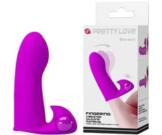 „Pretty Love“ G taško klitorio pirštų stimuliatorius su vibracija, 8 vnt.