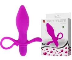 Pretty Love Flirtation „Pretty Love“ universalus vibruojantis analinis vaginalinis kamštis, 13 cm
