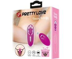 Pretty Love Smart „Pretty Love Panty“ vibratorius su nuotolinio valdymo pultu ir klitorio masažuokliu