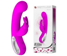 „Pretty Love“ vibratorius klitorio g taškui, 12 režimų, 21 cm