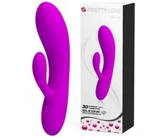 Pretty Love G taško vibratorius su klitorio masažuokliu 30 režimu