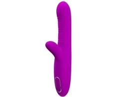 Vibratorius Pretty Love Bunny skirtas seksui G taške, 12 režimų, 22cm