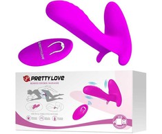 Pretty Love Massager 12 Modes Wireless Remote Violetinė